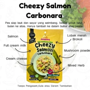 Pes Masakan Cheezy Salmon Carbonara