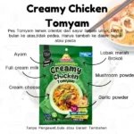Pes Masakan Creamy Chicken Tomyam